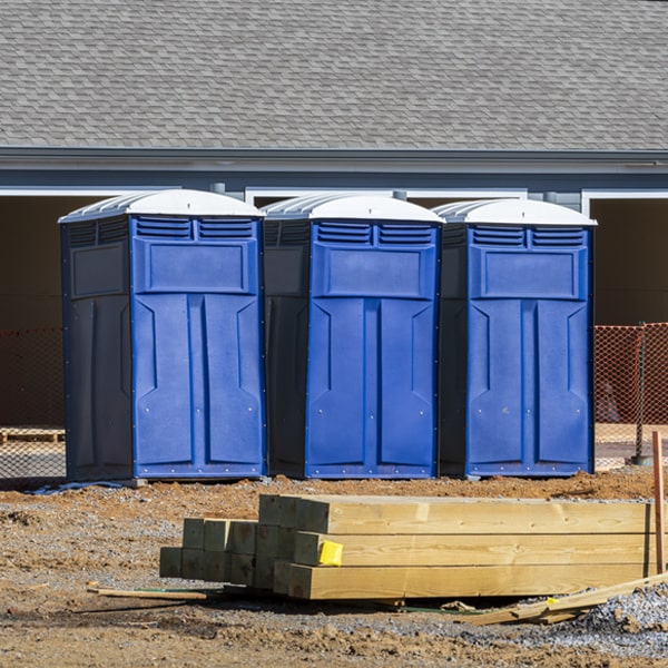 what is the expected delivery and pickup timeframe for the porta potties in Welches Oregon
